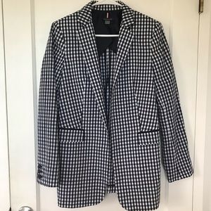 Gingham Blazer